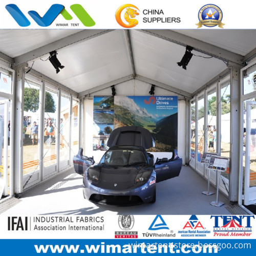 6mx30m Aluminum PVC Tent with Glass Wall for Car Exhibition